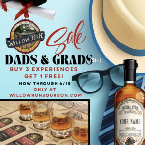 Dads & Grads Sale - Buy Three Standard Custom Bourbon Blending Experiences & Get One FREE (Deal Through 6/15/2025, Book Any Future Date Available)
